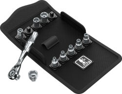 Wera Kraftform Kompakt Zyklop Mini 2 Set 1 Knarre mit...