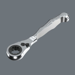 Wera Kraftform Kompakt Zyklop Mini 2 Set 1 Knarre mit Steckschlüsseleinsätzen 1/4" 11-tlg.