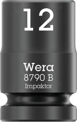 Wera 2090/16 Impaktor Schlagschraubendreher Set 1 mit Steckschlüsseleinsätzen metrisch 3/8" 16-tlg.