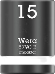 Wera 2090/16 Impaktor Schlagschraubendreher Set 1 mit Steckschlüsseleinsätzen metrisch 3/8" 16-tlg.