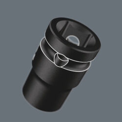Wera 2090/16 Impaktor Schlagschraubendreher Set 1 mit Steckschlüsseleinsätzen metrisch 3/8" 16-tlg.