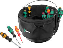 Wera 9559 Textiler Eimereinsatz Schraubendreher Set 1...