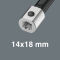 Wera 7880 Joker 4XL Selbstjustierender Einsteck-Maulschlüssel 41-55 mm für 14x18 mm Aufnahme