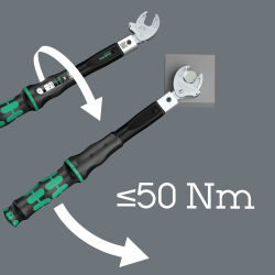 Wera 9558 Drehmoment-Set für Rohrleitungsverschraubungen 10-50 Nm 5-tlg.
