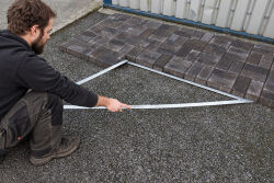 Bauwinkel klappbar 1200 mm / 120 cm | Winkeldreieck aus...