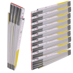 10x STABILA Gliedermaßstab 2 m Holz Type 617 im Set