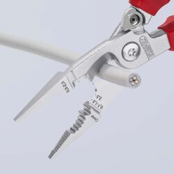 KNIPEX 13 96 200 VDE Elektro-Installationszange 200 mm mit 6 Funktionen isoliert